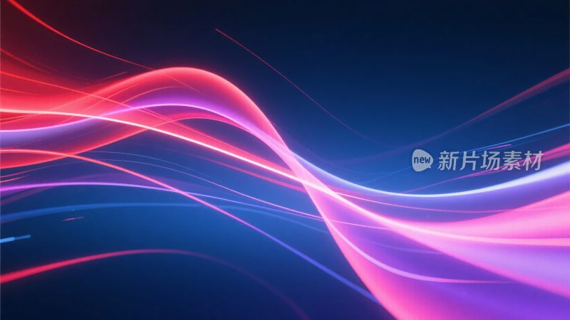 炫彩流动光线背景图