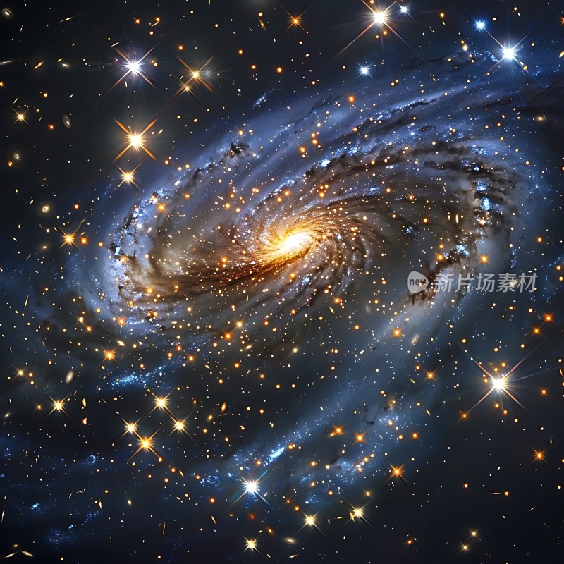 璀璨星河中的螺旋星系