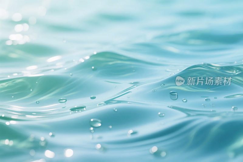 清新水面波纹图
