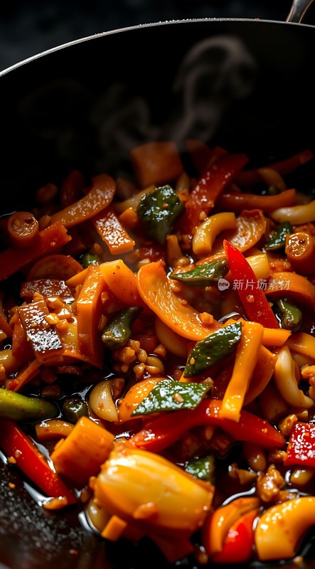 香辣蔬菜炒面