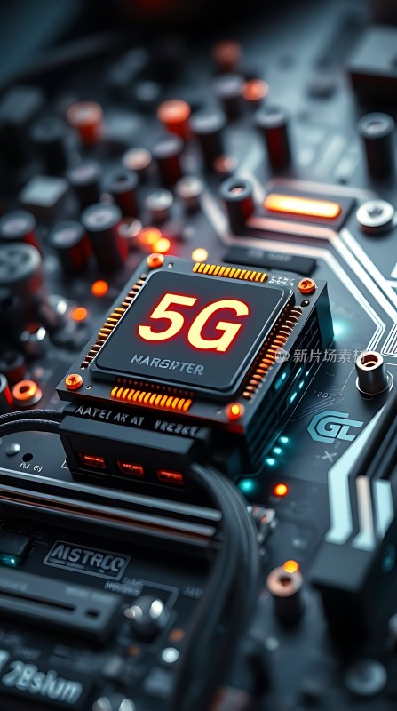 5G芯片科技感十足