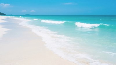 海滩海浪风景图 海滩海浪风景图