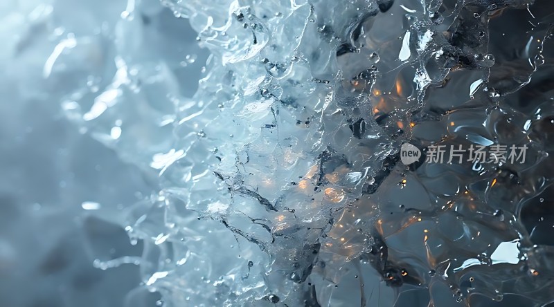 冰封世界晶莹剔透