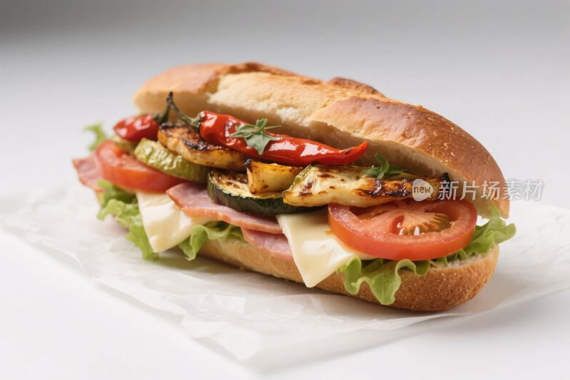 美食三明治图片