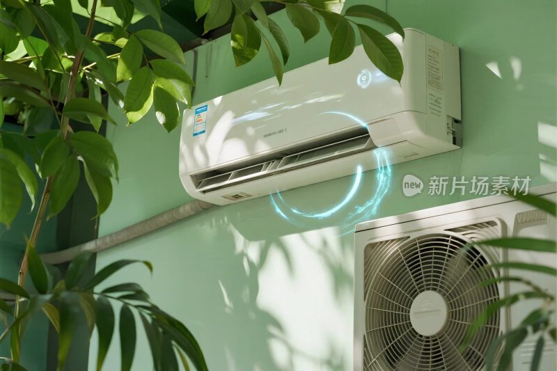 室内空调绿植场景