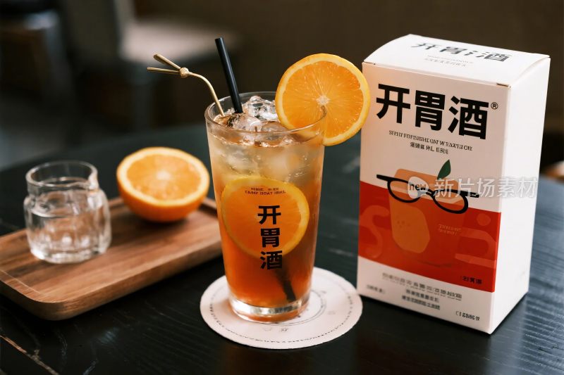 创意饮品宣传配图