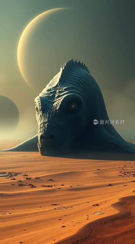 外星生物在火星上沉睡