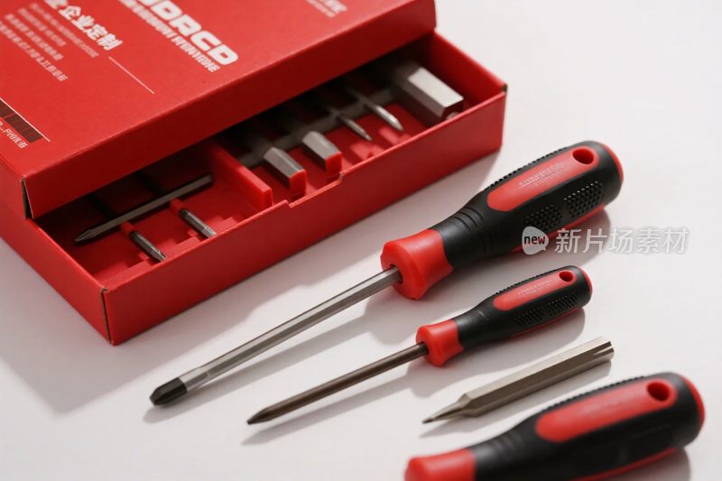 工具套装与螺丝刀展示