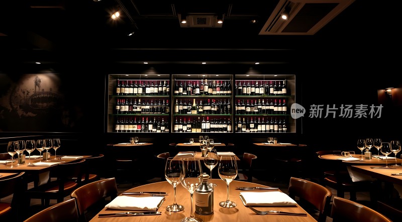 新片场素材 精致餐厅环境展示