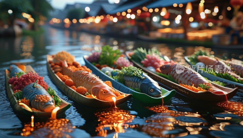 版纳夜市美食夜景
