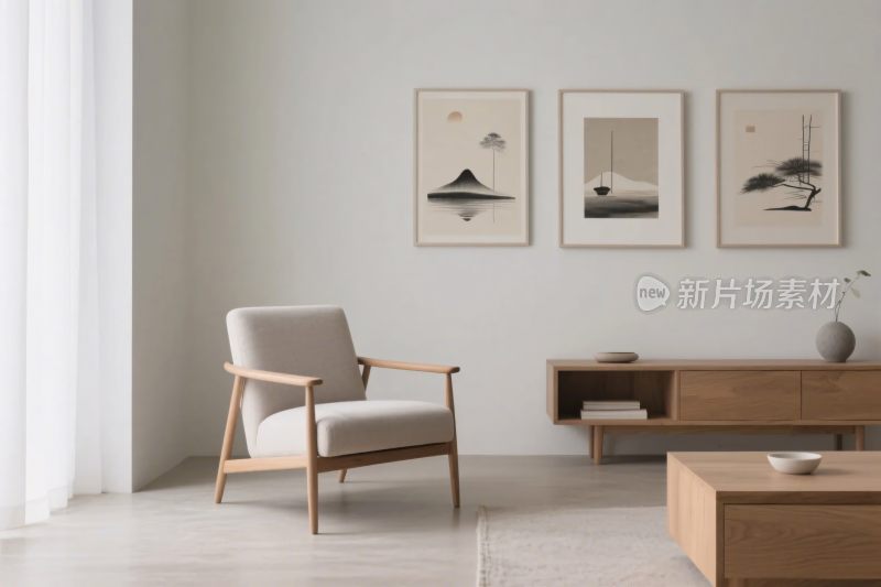 简约客厅装饰画布置