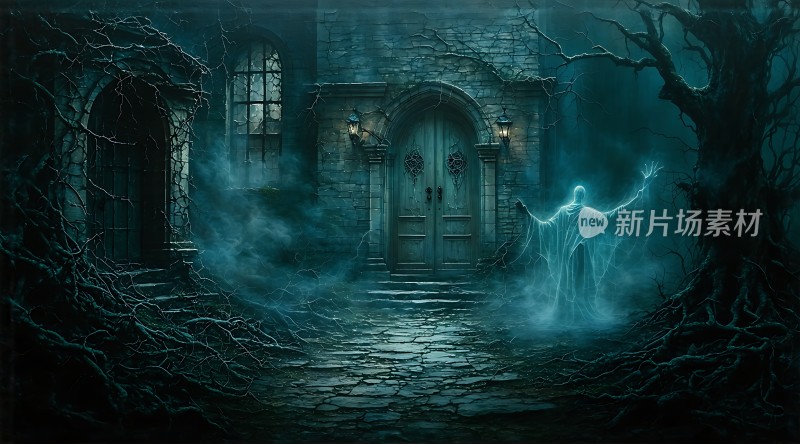 幽灵出没的神秘古宅