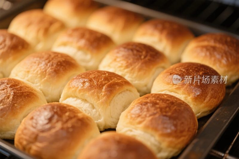 烤面包特写画面