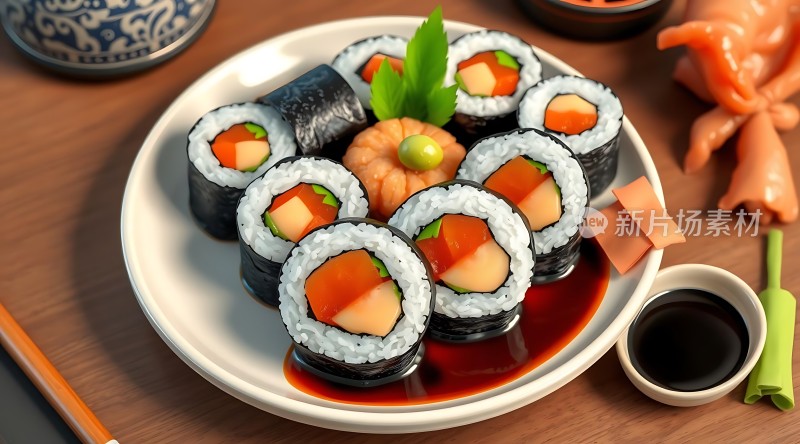 寿司盛宴美味呈现