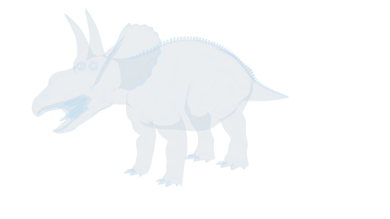 恐龙 Diceratops 双角龙