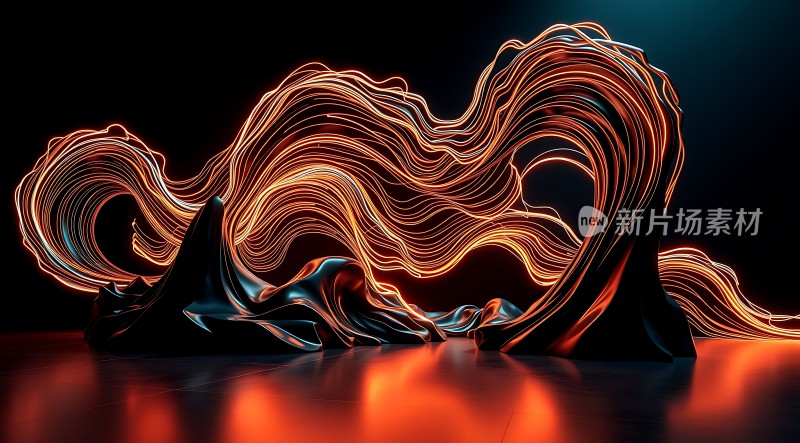 流动的光影艺术