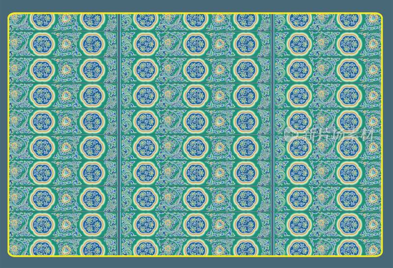 国潮传统花式图印