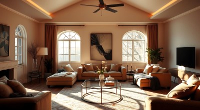 温馨客厅阳光洒落舒适沙发现代装饰画优雅生活空间 温馨客厅阳光洒落舒适沙发现代装饰画优雅生活空间