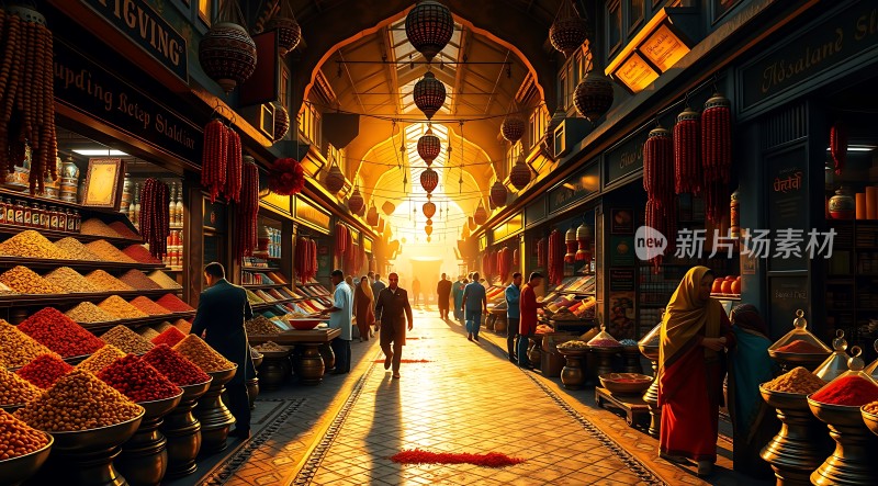 东方集市繁华夜市