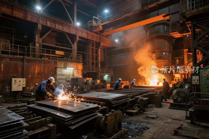 工业车间作业场景