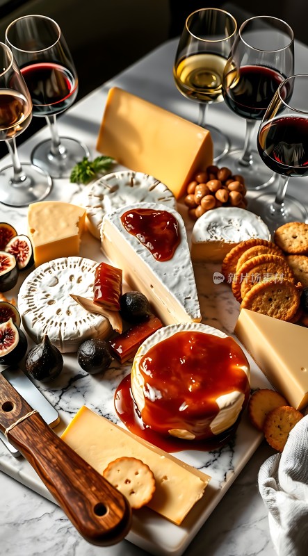 美酒奶酪拼盘