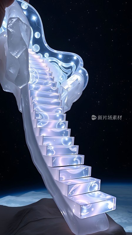 通往星空的晶透阶梯