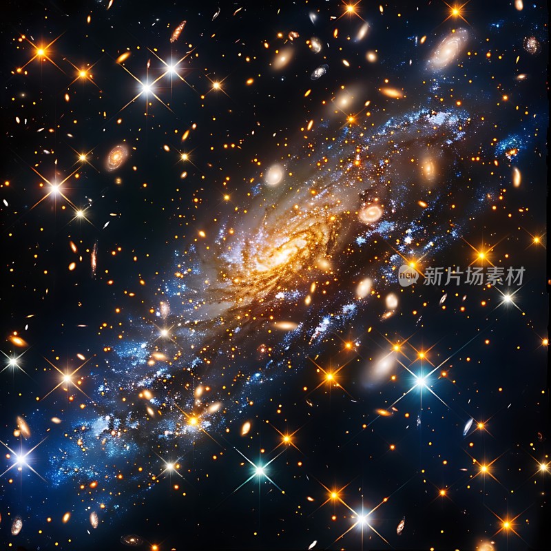 宇宙星河璀璨星云