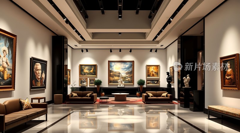 艺术殿堂经典画作与雕塑荟萃之地
