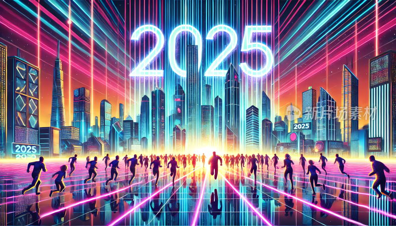 科技感都市奔向2025