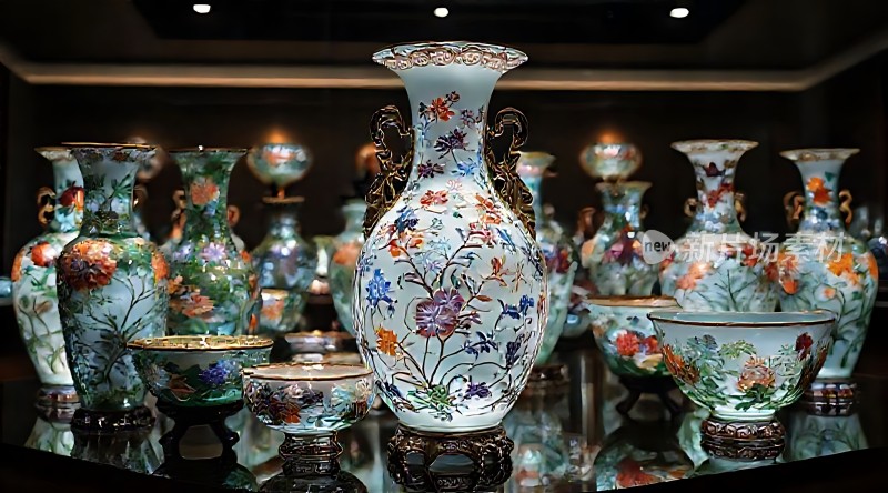 精美瓷器展品