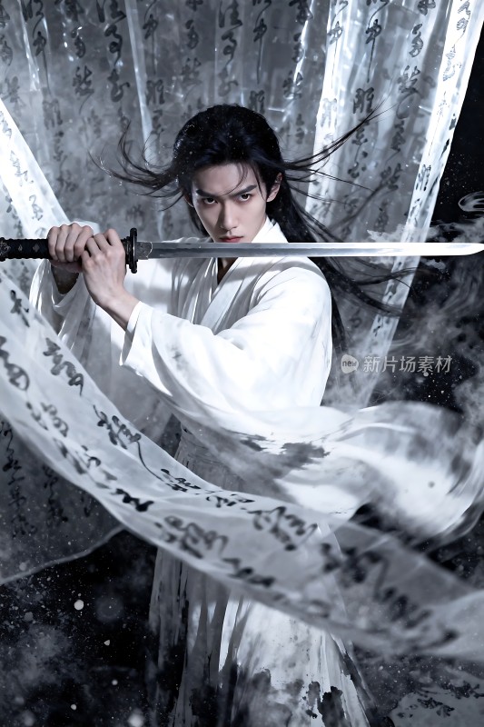 白衣剑客风华绝代