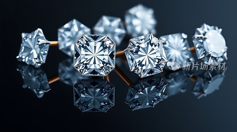 璀璨钻石闪耀光芒