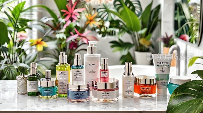 护肤品的魅力展示