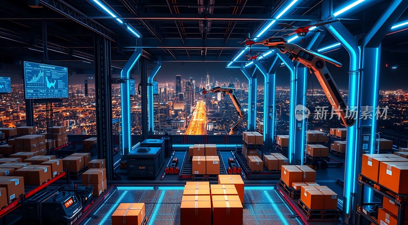智能物流中心未来城市配送新篇章