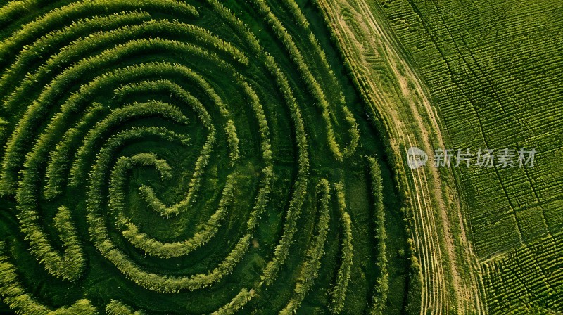 螺旋绿迷宫