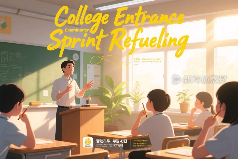 校园课堂教育插画