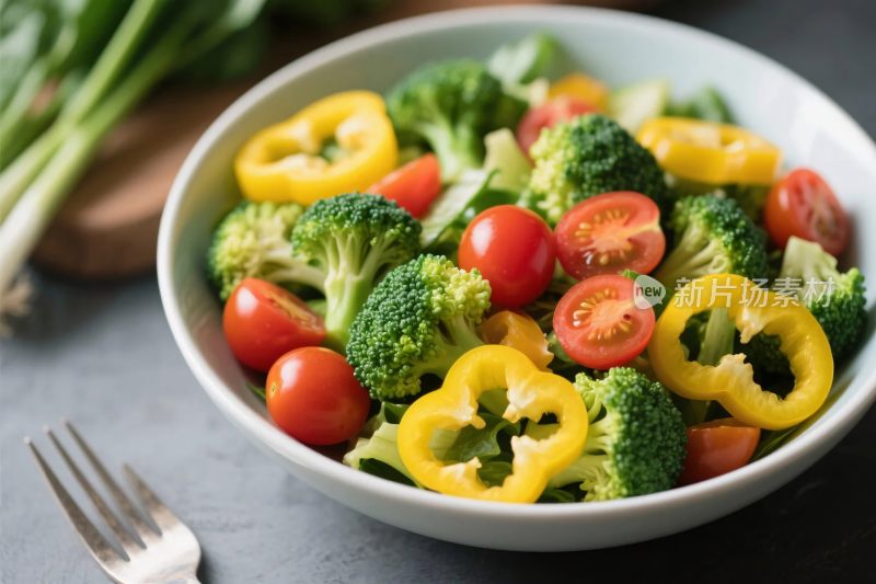 清爽蔬菜沙拉碗