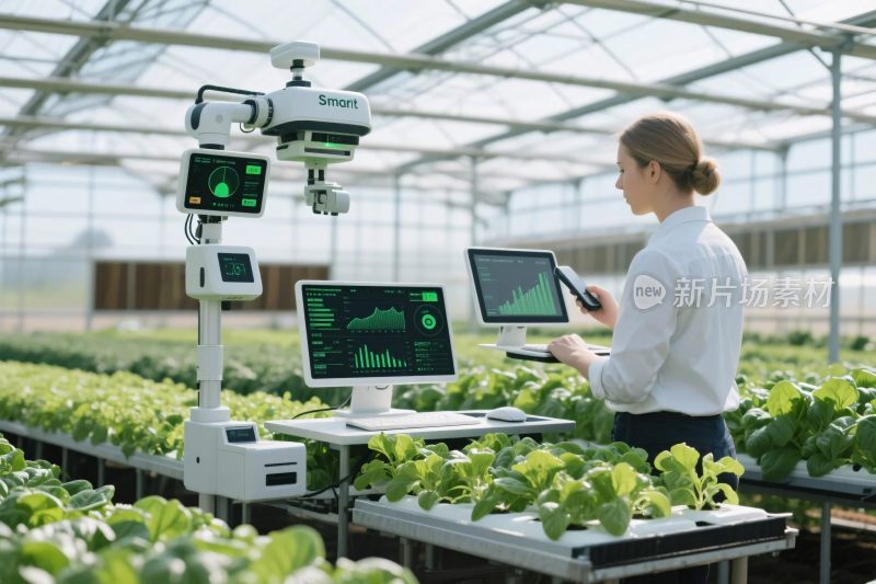 温室农业科技种植场景