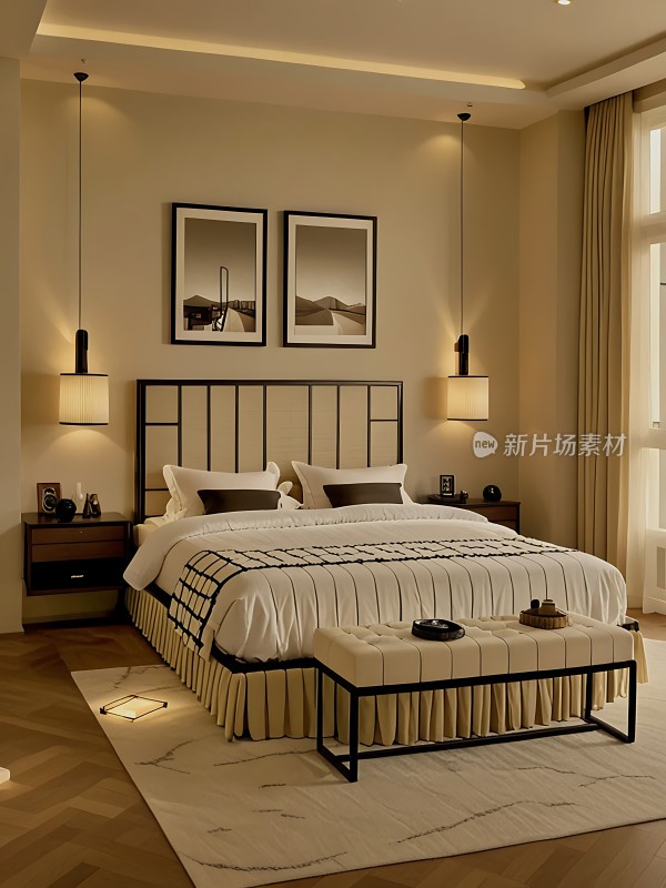 现代卧室设计简约风格温馨舒适