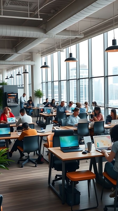 现代办公空间高效协作环境