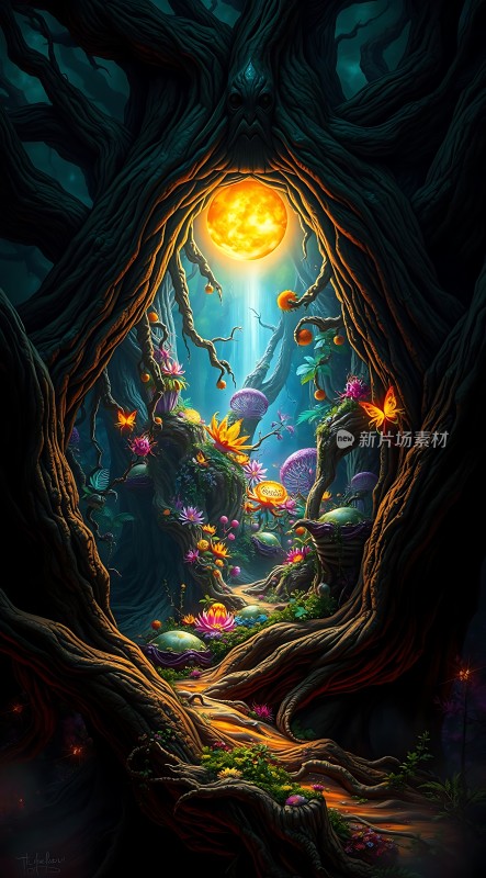 神秘森林秘境探险之旅