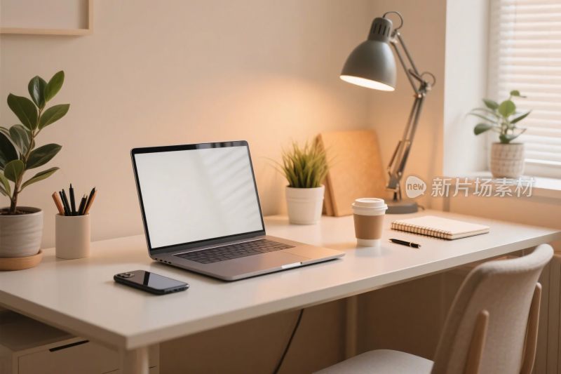 整洁桌面办公场景
