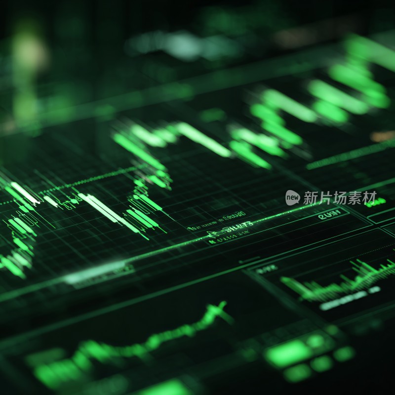 绿色金融图表画面