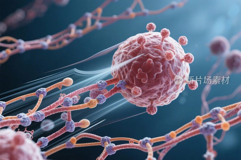 细胞生物微观图