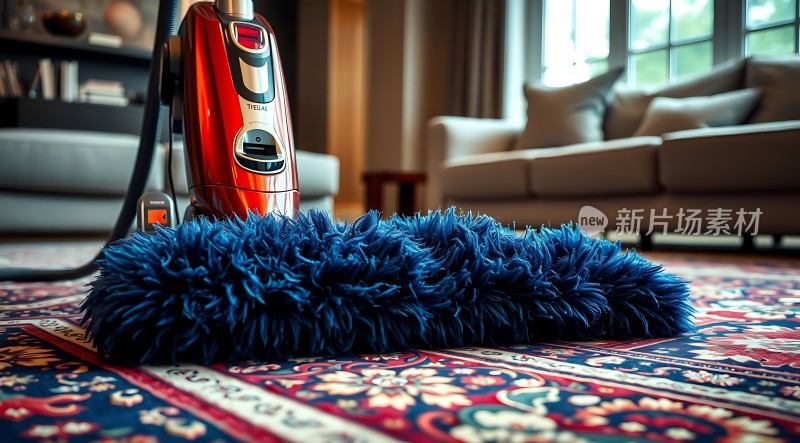 吸尘器清洁地毯家居环境整洁舒适