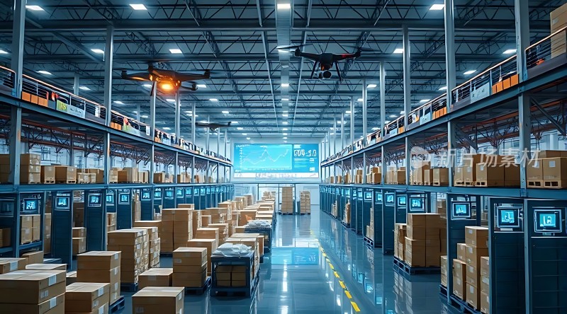 智能仓储物流中心高效管理精准配送
