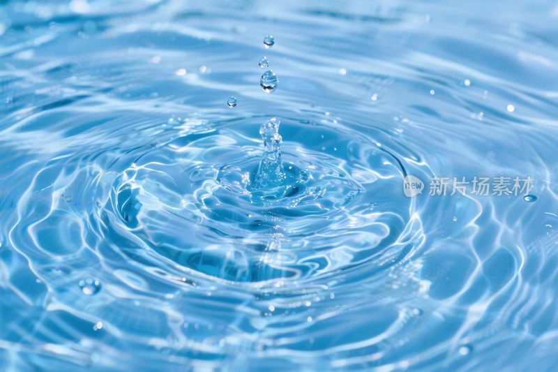 水滴涟漪动态画面