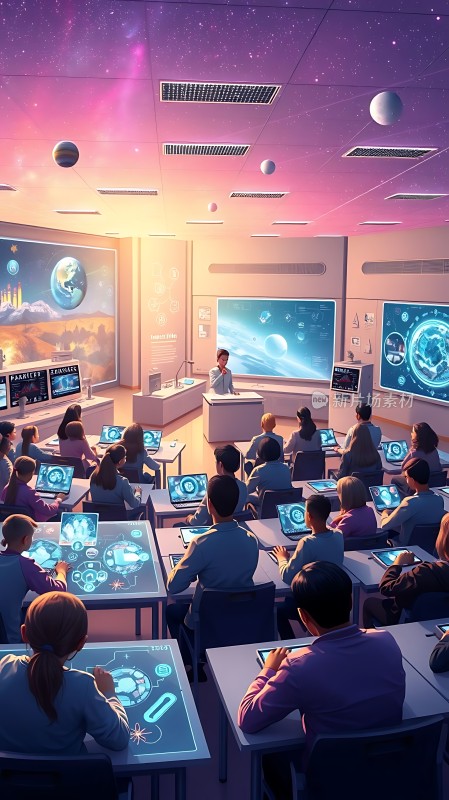 未来教室探索宇宙奥秘