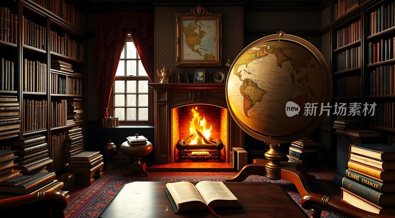书房里的温暖与智慧