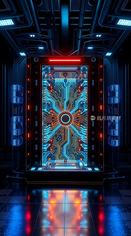 科技感未来主义风格场景